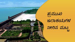 ಕರ್ನಾಟಕದ ಹವಾಮಾನ ವರದಿ, ಅಣೆಕಟ್ಟುಗಳ ವಿವರ