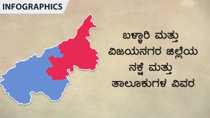 ಕರ್ನಾಟಕ ರಾಜ್ಯದ  31ನೇ ಜಿಲ್ಲೆ ವಿಜಯನಗರ ಭೂಪಟ