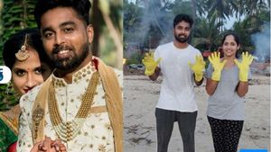 ಬೀಚ್ ಕ್ಲೀನ್ ಮಾಡಿದ್ದ ನವಜೋಡಿಗೆ ಪ್ರಧಾನಿಯವರಿಂದ ಶ್ಲಾಘನೆ 