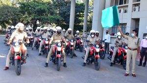 ದಾವಣಗೆರೆ: ನಗರದಲ್ಲಿ 21 ನಿರ್ಭಯ ಗಸ್ತು ಬೈಕ್‍ಗಳಿಗೆ ಚಾಲನೆ