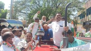 ಕೋಲಾರ; ಬೆಲೆ ಏರಿಕೆ ವಿರುದ್ಧ ಕಾಂಗ್ರೆಸ್ ಬೃಹತ್ ಪ್ರತಿಭಟನೆ 