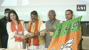 ಪಶ್ಚಿಮ ಬಂಗಾಳದಲ್ಲಿ ನಟಿ ಶ್ರಬಂತಿ ಚಟರ್ಜಿ ಬಿಜೆಪಿಗೆ ಸೇರ್ಪಡೆ 