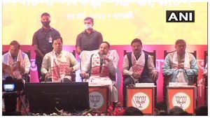 ಅಸ್ಸಾಂ ವಿಧಾನಸಭಾ ಚುನಾವಣೆಗೆ ಬಿಜೆಪಿ ಪ್ರಣಾಳಿಕೆ ಬಿಡುಗಡೆ 