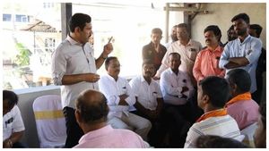 ಭದ್ರಾವತಿಗೆ ಬಂದು ಕಾರ್ಯಕರ್ತರಿಗೆ ಧೈರ್ಯ ತುಂಬಿದ ವಿಜಯೇಂದ್ರ 
