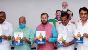 ಕೇರಳ ಚುನಾವಣೆ; ವರ್ಷಕ್ಕೆ 6 ಉಚಿತ ಸಿಲಿಂಡರ್ ಭರವಸೆ ನೀಡಿದ ಬಿಜೆಪಿ