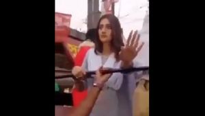  ಪಶ್ಚಿಮ ಬಂಗಾಳ; ಟಿಎಂಸಿ ಸಂಸದೆ ನುಸ್ರತ್ ಜಹಾನ್ ಸಿಟ್ಟಿಗೆದ್ದ ವಿಡಿಯೋ ಹಂಚಿಕೊಂಡ ಬಿಜೆಪಿ