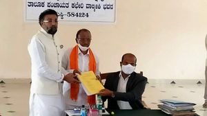 ಮಸ್ಕಿ ಉಪ ಚುನಾವಣೆ; ಬಿಜೆಪಿ ಅಭ್ಯರ್ಥಿ ಪ್ರತಾಪ್ ಗೌಡ ಪಾಟೀಲ್ ನಾಮಪತ್ರ 
