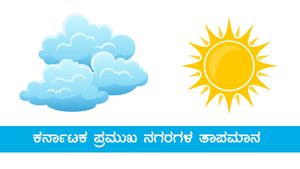  ರಾಜ್ಯದ ಹಲವೆಡೆ ಸುಡು ಬಿಸಿಲಿನ ತಾಪಮಾನ,ನಿಮ್ಮೂರಲ್ಲಿ ಎಷ್ಟು?