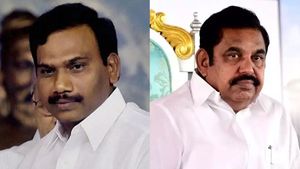 ಸಿಎಂ ಬಗ್ಗೆ ಚಪ್ಪಲಿ ಮಾತು: ಪಳನಿಸ್ವಾಮಿ ಕ್ಷಮೆ ಕೋರಿದ ಎ ರಾಜಾ