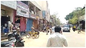 ಏಕಾಏಕಿ ಎಲ್ಲಾ ಅಂಗಡಿ ಬಂದ್, ಹೊಸಪೇಟೆ ವ್ಯಾಪಾರಸ್ಥರು ಕಂಗಾಲು 