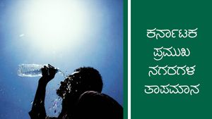 ಕರ್ನಾಟಕದ ಜಿಲ್ಲಾ ಕೇಂದ್ರಗಳಲ್ಲಿ ತಾಪಮಾನ ಎಷ್ಟಿದೆ? 