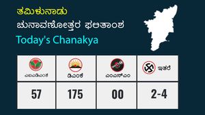  Today's Chanakya Exit Poll: ತಮಿಳುನಾಡಿನಲ್ಲಿ ಅಧಿಕಾರ ಪಲ್ಲಟ