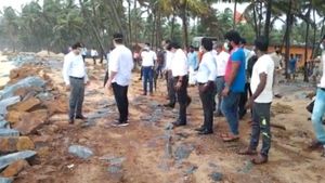 ತೌಕ್ತೆ ಚಂಡಮಾರುತದಿಂದ ನಷ್ಟ; ಉಡುಪಿಯಲ್ಲಿ ಕೇಂದ್ರ ತಂಡದ ಅಧ್ಯಯನ 