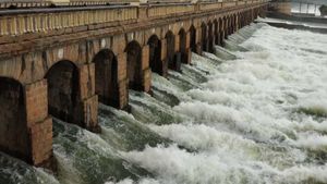 ಧಾರಕಾರ ಮಳೆ; 100 ಅಡಿ ಸನಿಹಕ್ಕೆ ಕೆಆರ್‌ಎಸ್ ನೀರಿನ ಮಟ್ಟ 