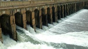 110 ಅಡಿ ತಲುಪಿದ ಕೆಆರ್‌ಎಸ್ ಡ್ಯಾಂ ನೀರಿನ ಮಟ್ಟ