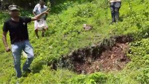 ಸೂಳೆಕೆರೆ ಸುತ್ತಮುತ್ತ ಭೂಮಿ ಬಿರುಕು; ಜನರಲ್ಲಿ ಆತಂಕ 