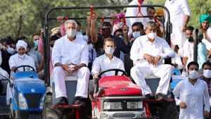  ಕೃಷಿ ಕಾನೂನಿಗೆ ವಿರೋಧ: ಸಂಸತ್ತಿಗೆ ಟ್ರ್ಯಾಕ್ಟರ್‌ ಚಲಾಯಿಸಿ ಬಂದ ರಾಹುಲ್ ಗಾಂಧಿ