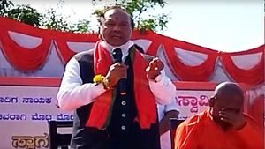 ಆರ್ ಎಸ್ ಎಸ್ ಮತ್ತು ಬಿಜೆಪಿಗರನ್ನು ತಾಕತ್ತಿದ್ದರೆ ಮುಟ್ಟಲಿ ಎಂದ ಸಚಿವ ಈಶ್ವರಪ್ಪ