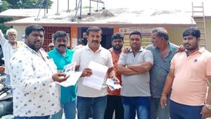 ರಾಮನಗರ; ಗ್ರಾ. ಪಂಚಾಯಿತಿಯಲ್ಲಿ ಭ್ರಷ್ಟಾಚಾರ, ಪ್ರತಿಭಟನೆ