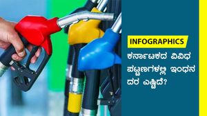 Infographics: ನ.11 ರಂದು ವಿವಿಧ ಜಿಲ್ಲೆಗಳಲ್ಲಿ ಪೆಟ್ರೋಲ್, ಡೀಸೆಲ್ ಬೆಲೆ ಸ್ಥಿರ 