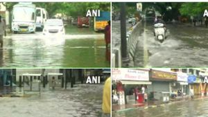 ತಮಿಳುನಾಡಿನಲ್ಲಿ ರೆಡ್ ಅಲರ್ಟ್: ಚೆನ್ನೈನಲ್ಲಿ ಮಳೆಯ ಮೇಘಸ್ಫೋಟ 