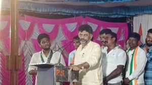 ದೇವೇಗೌಡರು ಪ್ರಧಾನಿಯಾಗಲು ಕಾಂಗ್ರೆಸ್ ಕಾರಣ; ಡಿ.ಕೆ. ಶಿವಕುಮಾರ್