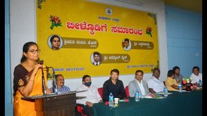 ಬಳ್ಳಾರಿ: ನಂದಿನಿ ಕೆ.ಆರ್. ಸೇರಿದಂತೆ 3 ಐಎಎಸ್ ಅಧಿಕಾರಿಗಳಿಗೆ ಬೀಳ್ಕೊಡುಗೆ
