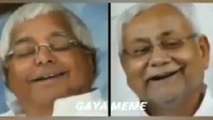  ಕಿಸ್ಮತ್ ಕಿ ಹವಾ: ನಿತೀಶ್ ಕುಮಾರ್-ಲಾಲೂ ಪ್ರಸಾದ್ ಯಾದವ್ ಮೀಮ್ ಭಾರಿ ವೈರಲ್