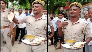 ಉತ್ತರ ಪ್ರದೇಶ: ಕಳಪೆ ಆಹಾರದ ಬಗ್ಗೆ ಕಣ್ಣೀರಿಡುತ್ತಾ ಪ್ರಶ್ನಿಸಿದ್ದ ಪೊಲೀಸ್‌ಗೆ ಎತ್ತಂಗಡಿ ಶಿಕ್ಷೆ 
