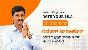 ಶಾಸಕರ ಮೌಲ್ಯ ಮಾಪನ; ರಮೇಶ್ ಜಾರಕಿಹೊಳಿ ಕಾರ್ಯ ವೈಖರಿಗೆ ಅಂಕ ನೀಡಿ 