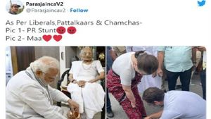 ಸೋನಿಯಾ ಶೂ ಲೇಸ್ ಕಟ್ಟಿದ ರಾಹುಲ್, ಟ್ವೀಟ್‌ನಲ್ಲಿ ಹಲವು ಕಮೆಂಟ್‌! 