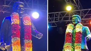 ಬಳ್ಳಾರಿಯಲ್ಲಿ ಅಪ್ಪು ಪ್ರತಿಮೆ ಅನಾವರಣಗೊಳಿಸಿದ ಗಾಲಿ ಜನಾರ್ದನ ರೆಡ್ಡಿ