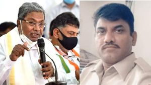  Breaking:ಸಿದ್ದರಾಮಯ್ಯಗೆ ಎಸ್ಕಾರ್ಟ್ ಇಲ್ಲದೆ ಮನೆಗೆ ಹೋಗು ಎಂದು ಸವಾಲು ಹಾಕಿದ್ದ ಪೊಲೀಸ್ ಪೇದೆ ಸಸ್ಪೆಂಡ್ 