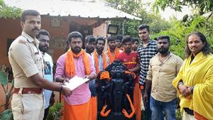4 ವರ್ಷಗಳ ಬಳಿಕ ಚಿಕ್ಕಮಗಳೂರು ನಗರಕ್ಕೆ ದತ್ತಾತ್ರೇಯ ವಿಗ್ರಹ 