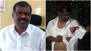 ನನಗೆ ಚಪ್ಪಲಿಯಲ್ಲಿ ಹೊಡೆದರು: ಮೂಡಿಗೆರೆ ಶಾಸಕ ಎಂ.ಪಿ.ಕುಮಾರಸ್ವಾಮಿ 
