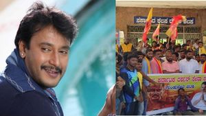 ದರ್ಶನ್ ಮೇಲೆ ಚಪ್ಪಲಿ ಎಸೆತ: ಗುಂಡ್ಲುಪೇಟೆಯಲ್ಲಿ ರೊಚ್ಚಿಗೆದ್ದ ಅಭಿಮಾನಿಗಳು