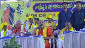 ಹೊನ್ನಾಳಿ; ಎಂ.ಟಿ.ಬಿ‌ ನಾಗರಾಜ್ ಹಾಲುಮತದ ಕಾಮಧೇನು ಇದ್ದಂತೆ: ಕಾಗಿನೆಲೆ ಶ್ರೀ 