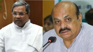 ನರೇಂದ್ರ ಮೋದಿ ಮುಂದೆ ನೀವು ನಾಯಿ ಮರಿ ತರ ಇರ್ತೀರಿ, ಮೋದಿ ಮುಂದೆ  ಬೊಮ್ಮಾಯಿ ಗಡಗಡ: ಸಿದ್ದರಾಮಯ್ಯ 