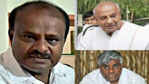 ಪ್ರತಿಷ್ಠೆಯ ಕಣವಾದ ಹಾಸನ ಕ್ಷೇತ್ರ ಕುರಿತು ದೇವೇಗೌಡ್ರು ಮೀಟಿಂಗ್!‌ ಸಭೆಯಿಂದ  ದೂರ ಉಳಿದ ಕುಮಾರಸ್ವಾಮಿ! ಕಾರಣವೇನು?