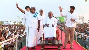 JDS Pancharatna Yatra: ಮೈಸೂರಿನಲ್ಲಿ ಬೃಹತ್ ಜೆಡಿಎಸ್ 'ಪಂಚರತ್ನ ರಥಯಾತ್ರೆ ಸಮಾರೋಪ ಸಮಾರಂಭ': ಲಕ್ಷಾಂತರ ಜನ ಭಾಗಿ