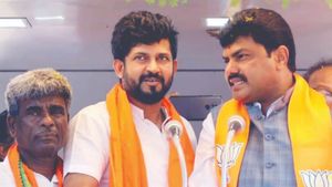 'ಕಾಂಗ್ರೆಸ್‌' ಭದ್ರಕೋಟೆಯಲ್ಲಿ ‘ಕಮಲ’ ಕಹಳೆ: ನರಸಿಂಹರಾಜ ಕ್ಷೇತ್ರದಲ್ಲಿ ಬಿಜೆಪಿ ರೋಡ್ ಶೋ