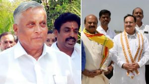 ಬಿಜೆಪಿ ವಿಜಯ ಸಂಕಲ್ಪ ಯಾತ್ರೆ ಚಾಲನೆಗೆ ಗೈರಾದ ಸೋಮಣ್ಣ- ಏನಿದು ಸಚಿವರ ನಿಗೂಢ ನಡೆ?