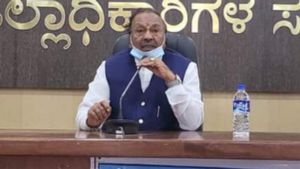 ಹಿಂಡಲಗಾ ಜೈಲಿನಲ್ಲಿರುವ ಜೆ.ಎಚ್ ಪೂಜಾರ ನನ್ನ ಕೊಲೆಗೆ ಸ್ಕೆಚ್ ಹಾಕಿದ್ದಾನೆ: ಕೆ.ಎಸ್.ಈಶ್ವರಪ್ಪ