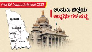 Karnataka Assembly Elections 2023: ಉಡುಪಿ ಜಿಲ್ಲೆಯ ಅಭ್ಯರ್ಥಿಗಳ ಪಟ್ಟಿ