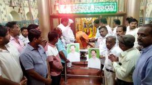 ಸಿಎಂ ಅಂತಿಮವಾಗುವ ಮೊದಲೇ ಸಚಿವ ಸ್ಥಾನಕ್ಕೆ ಪೈಪೋಟಿ: ಶಾಸಕ ಅಬ್ಬಯ್ಯರನ್ನು ಮಂತ್ರಿ ಮಾಡುವಂತೆ ಕಾರ್ಯಕರ್ತರ ಪಟ್ಟು