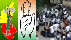  ಮಲ್ಲಾಪುರದಲ್ಲಿ ಪ್ರಚಾರದ ಗೀಳಿಗಾಗಿ ಬಡಿದಾಡಿಕೊಂಡ ಜೆಡಿಎಸ್‌, ಕಾಂಗ್ರೆಸ್‌ ಕಾರ್ಯಕರ್ತರು
