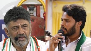  Nikhil Kumaraswamy: ರಾಮನಗರದಲ್ಲಿ ಸೋತ ನಿಖಿಲ್ ಕುಮಾರಸ್ವಾಮಿಗೆ ಸಾಂತ್ವನ ಹೇಳಿದ ಡಿಕೆಶಿ