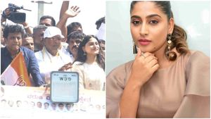  Nishvika Naidu: ರಾಕೇಶ್ ಸಿದ್ದರಾಮಯ್ಯ ನನ್ನ ಚಿಕ್ಕಪ್ಪ : ಅಪ್ಪಾಜಿ ಗೆಲ್ಲೋದು ಪಕ್ಕಾ  ಎಂದ ನಿಶ್ವಿಕಾ ನಾಯ್ಡು