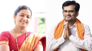  ಶಿರಹಟ್ಟಿ ಚುನಾವಣಾ ಫಲಿತಾಂಶ 2023: ಬಿಜೆಪಿ ಅಭ್ಯರ್ಥಿ ಚಂದ್ರು ಲಮಾಣಿಗೆ 10848 ಮತಗಳ ಮುನ್ನಡೆ
