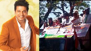  ಹುಬ್ಬಳ್ಳಿಯಲ್ಲಿ ಜಗದೀಶ್‌ ಶೆಟ್ಟರ್ ಪರ ನಟ ಶಿವರಾಜ್‌ಕುಮಾರ್‌ ದಂಪತಿ ರೋಡ್‌ ಶೋ